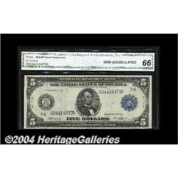 Fr. 869 $5 1914 Federal Reserve Note CGA Gem