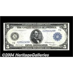 Fr. 869 $5 1914 Federal Reserve Note Gem New.