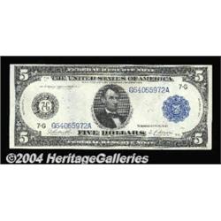Fr. 870 $5 1914 Federal Reserve Note About