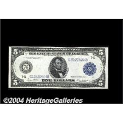 Fr. 871a $5 1914 Federal Reserve Note Choice