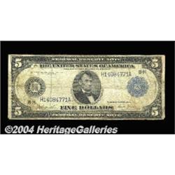 Fr. 873 $5 1914 Federal Reserve Note Very
