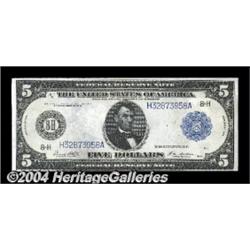 Fr. 875a $5 1914 Federal Reserve Note Choice