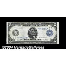 Fr. 875a $5 1914 Federal Reserve Note