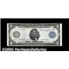 Image 1 : Fr. 875a $5 1914 Federal Reserve Note