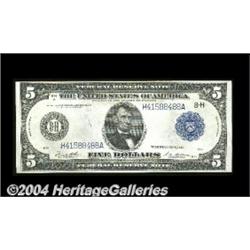 Fr. 875b $5 1914 Federal Reserve Note Very