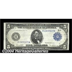 Fr. 875b $5 1914 Federal Reserve Note