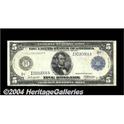 Fr. 876 $5 1914 Federal Reserve Note Very