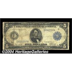 Fr. 876 $5 1914 Federal Reserve Note Very