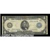 Image 1 : Fr. 882 $5 1914 Federal Reserve Note Fine.