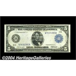 Fr. 884 $5 1914 Federal Reserve Note Choice