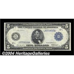 Fr. 888 $5 1914 Federal Reserve Note Extremely