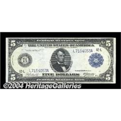Fr. 888 $5 1914 Federal Reserve Note Extremely