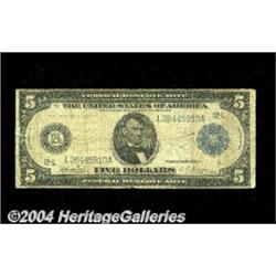 Fr. 890 $5 1914 Federal Reserve Note Very