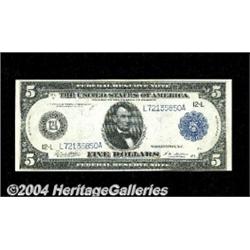 Fr. 891a $5 1914 Federal Reserve Note Very