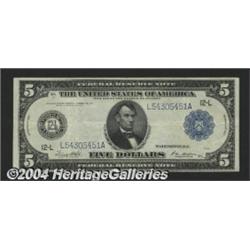 Fr. 891a $5 1914 Federal Reserve Note