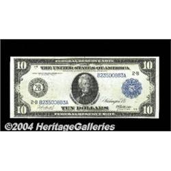 Fr. 908 $10 1914 Federal Reserve Note Very
