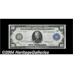 Fr. 910 $10 1914 Federal Reserve Note New.