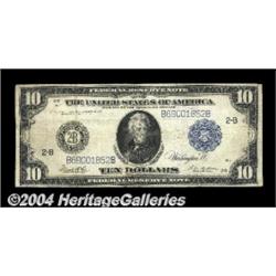 Fr. 911a $10 1914 Federal Reserve Note Fine. A