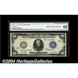 Fr. 911c $10 1914 Federal Reserve Note Gem