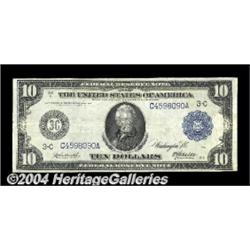 Fr. 912 $10 1914 Federal Reserve Note Very