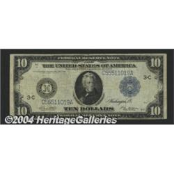 Fr. 915c $10 1914 Federal Reserve Note Fine. A