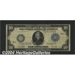 Fr. 915c $10 1914 Federal Reserve Note Fine. A