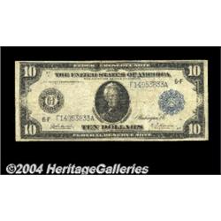 Fr. 926 $10 1914 Federal Reserve Note Fine.