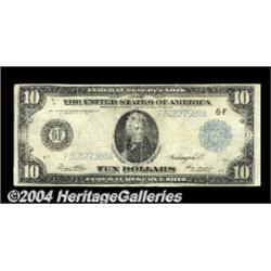 Fr. 927b $10 1914 Federal Reserve Note Fine. A