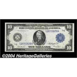 Fr. 929 $10 1914 Federal Reserve Note Superb