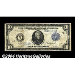 Fr. 931c $10 1914 Federal Reserve Note Fine. A