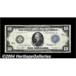 Fr. 951c $10 1914 Federal Reserve Note Fine. A