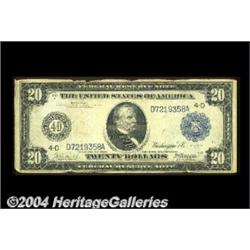 Fr. 976 $20 1914 Federal Reserve Note Fine.