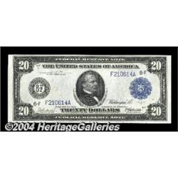 Fr. 984 $20 1914 Federal Reserve Note Gem New.
