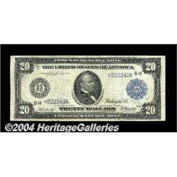 Fr. 992 $20 1914 Federal Reserve Note Fine.