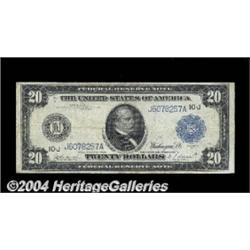 Fr. 1002 $20 1914 Federal Reserve Note Fine.