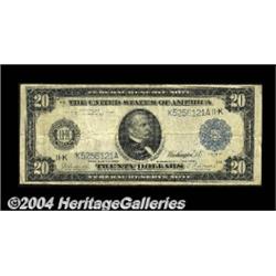 Fr. 1006 $20 1914 Federal Reserve Note Fine. A
