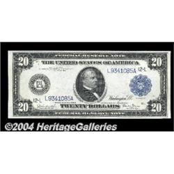 Fr. 1009 $20 1914 Federal Reserve Note About