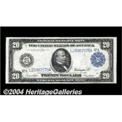 Fr. 1011a $20 1914 Federal Reserve Note Superb