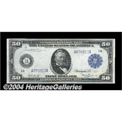 Fr. 1025 $50 1914 Federal Reserve Note Choice
