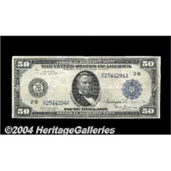 Fr. 1029 $50 1914 Federal Reserve Note Fine.