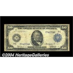Fr. 1032 $50 1914 Federal Reserve Note Very
