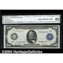Fr. 1035 $50 1914 Federal Reserve Note CGA Gem