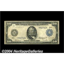 Fr. 1053 $50 1914 Federal Reserve Note Fine.
