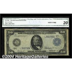 Fr. 1068 $50 1914 Federal Reserve Note CGA