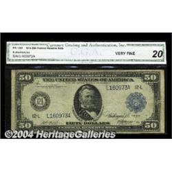 Fr. 1068 $50 1914 Federal Reserve Note CGA