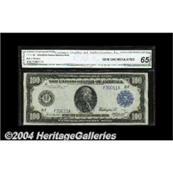 Fr. 1104 $100 1914 Federal Reserve Note CGA