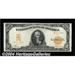 Fr. 1168 $10 1907 Gold Certificate Very Choice