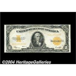 Fr. 1173 $10 1922 Gold Certificate Very Choice