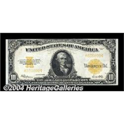 Fr. 1173 $10 1922 Gold Certificate Choice