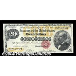 Fr. 1178 $20 1882 Gold Certificate Superb Gem
